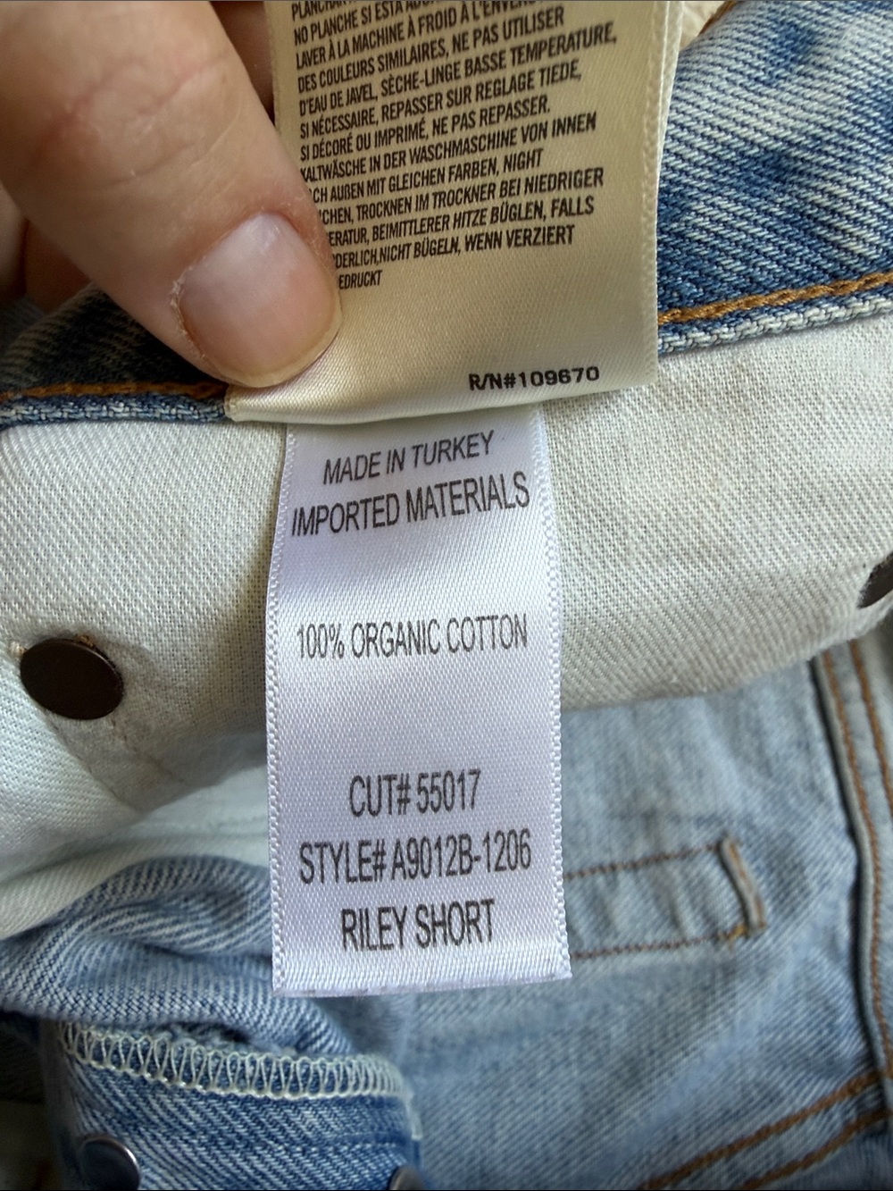 Agolde Riley Shorts - Picture 4 of 9